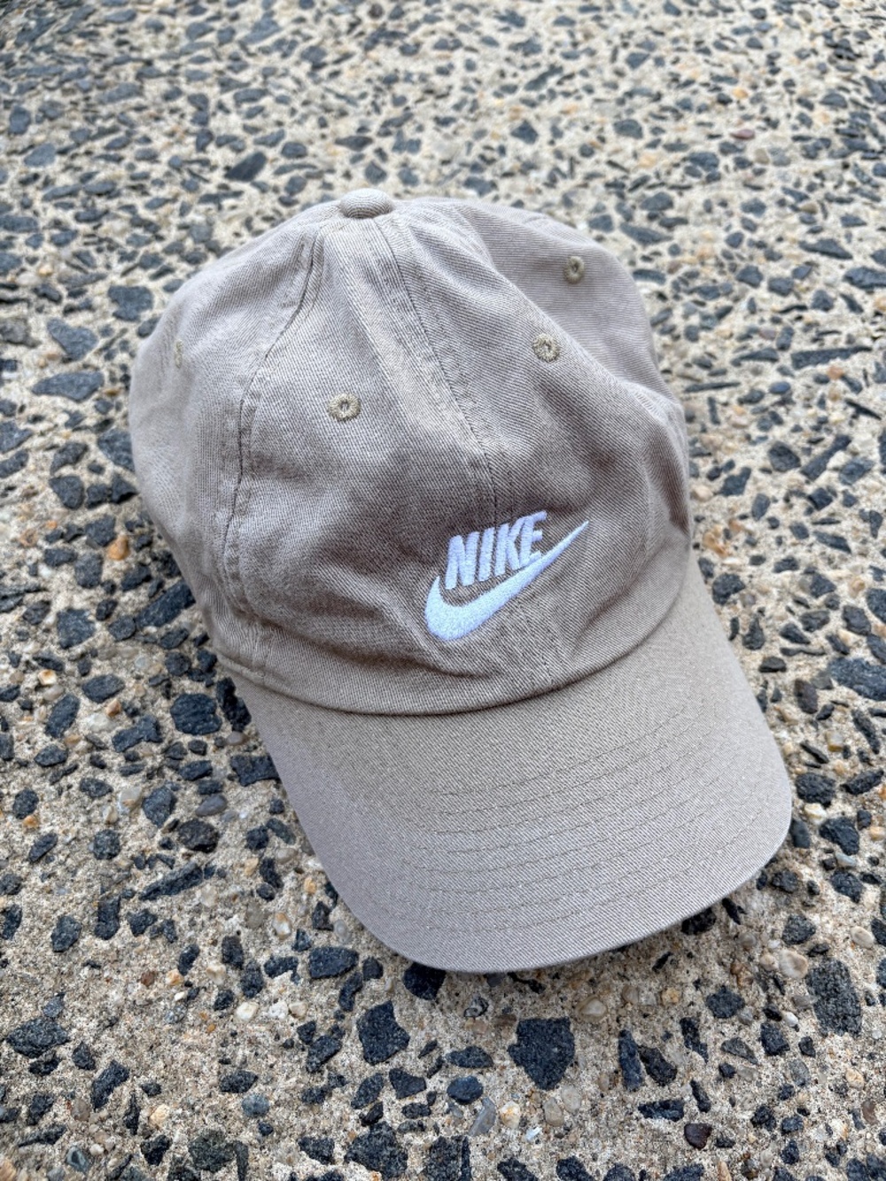 Nike Tan Cotton Cap – One Size
